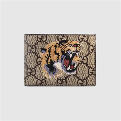 gucci tiger print wallet.